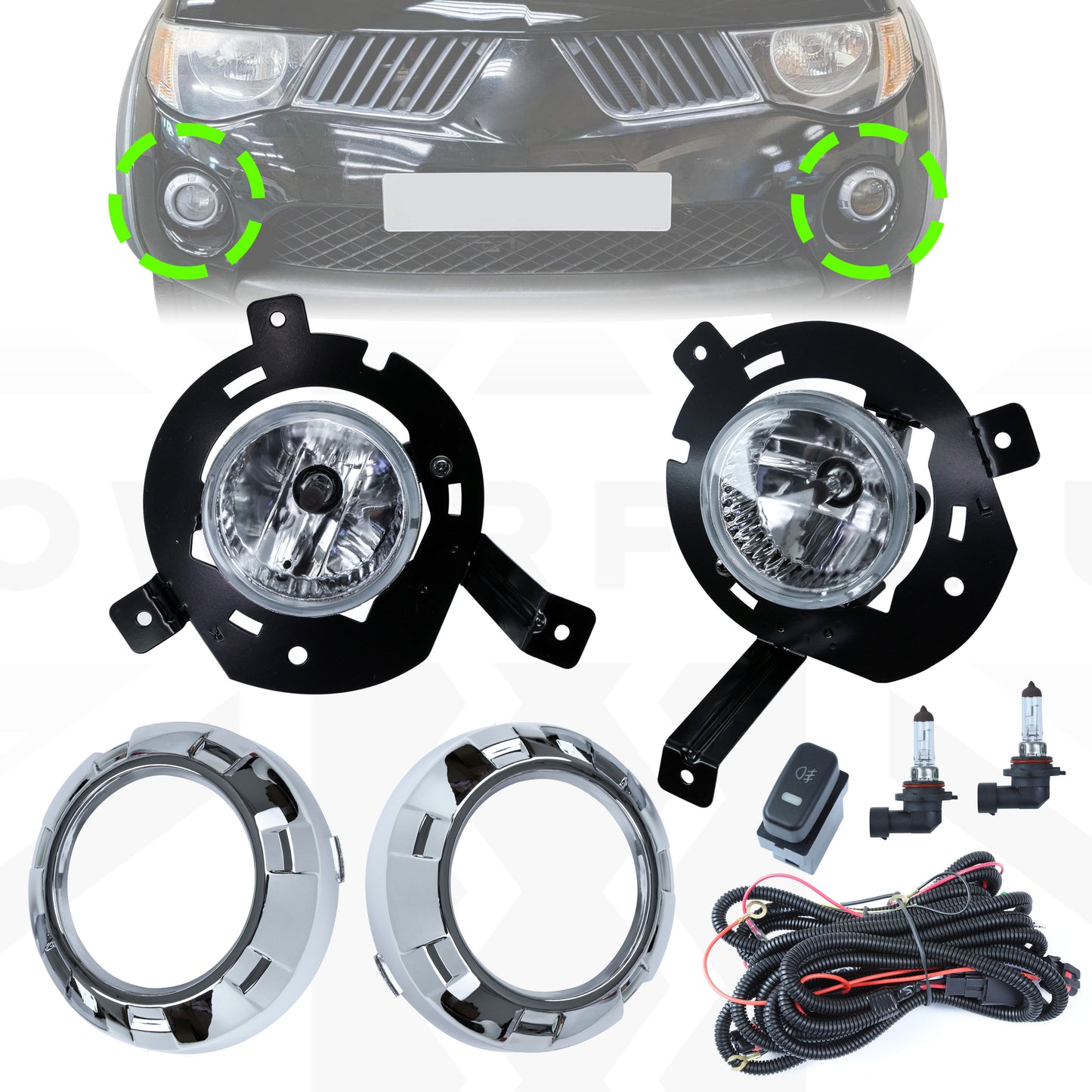 Fog Lamp Kit for Mitsubsihi L200 2006-09