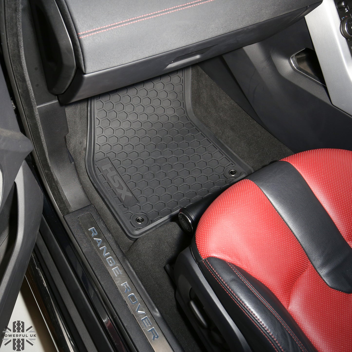 Rubber Floor Mats (Aftermarket) - RHD - for Range Rover Evoque (2011-18) SALOON