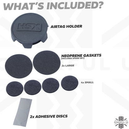 AirTag Holder for Land Rover 63mm Wheel Centre Cap