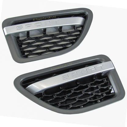Side Vents - Grey/Silver/Black for Range Rover Sport 2005