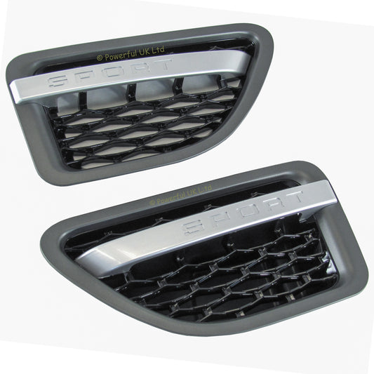 Side Vents - Grey/Silver/Black for Range Rover Sport 2005