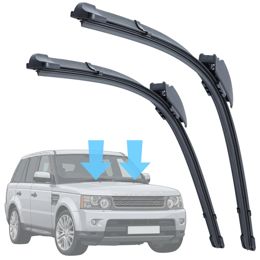2x Aftermarket Windcreen Wiper Blades for Range Rover Sport L320 Front