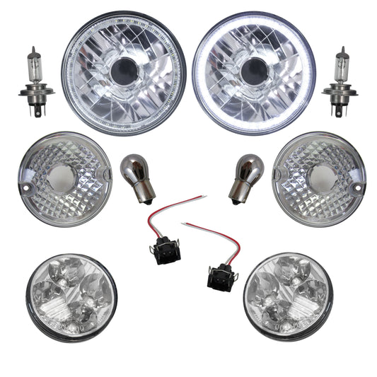 Clear Light Kit for Land Rover Defender SVX Grille - RHD