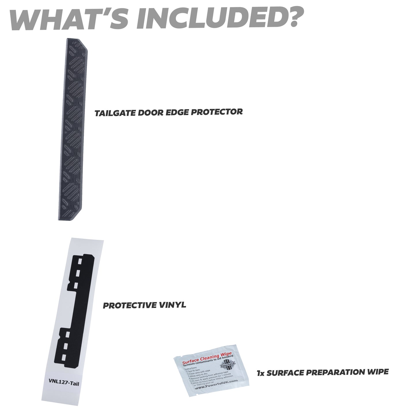 Tailgate Door Edge Protection Strip for Land Rover Defender L663 90/110/130
