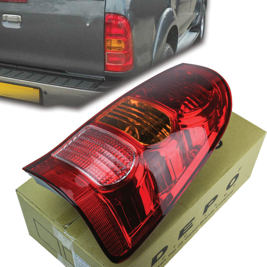Toyota Hilux Mk6 / Vigo Rear Light - With E Mark - UK Spec Red Fog - RH