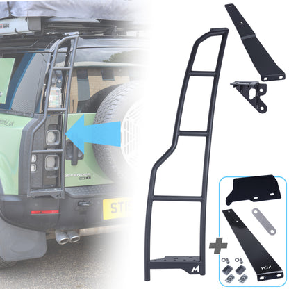 Terrafirma Rear Ladder + Powerful UK Top Plate for Land Rover Defender L663