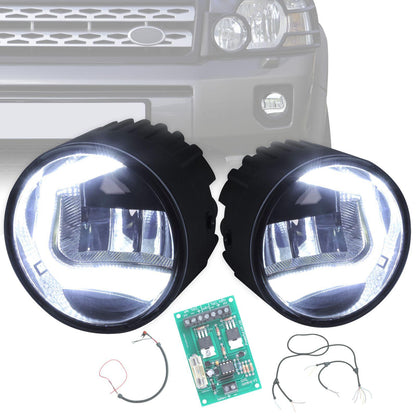 Front Bumper fog & DRL 2 in 1 LED lamps for Land Rover Freelander 2