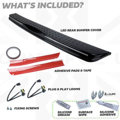 Rear Bumper Cover for Land Rover Defender L663 - with LEDs