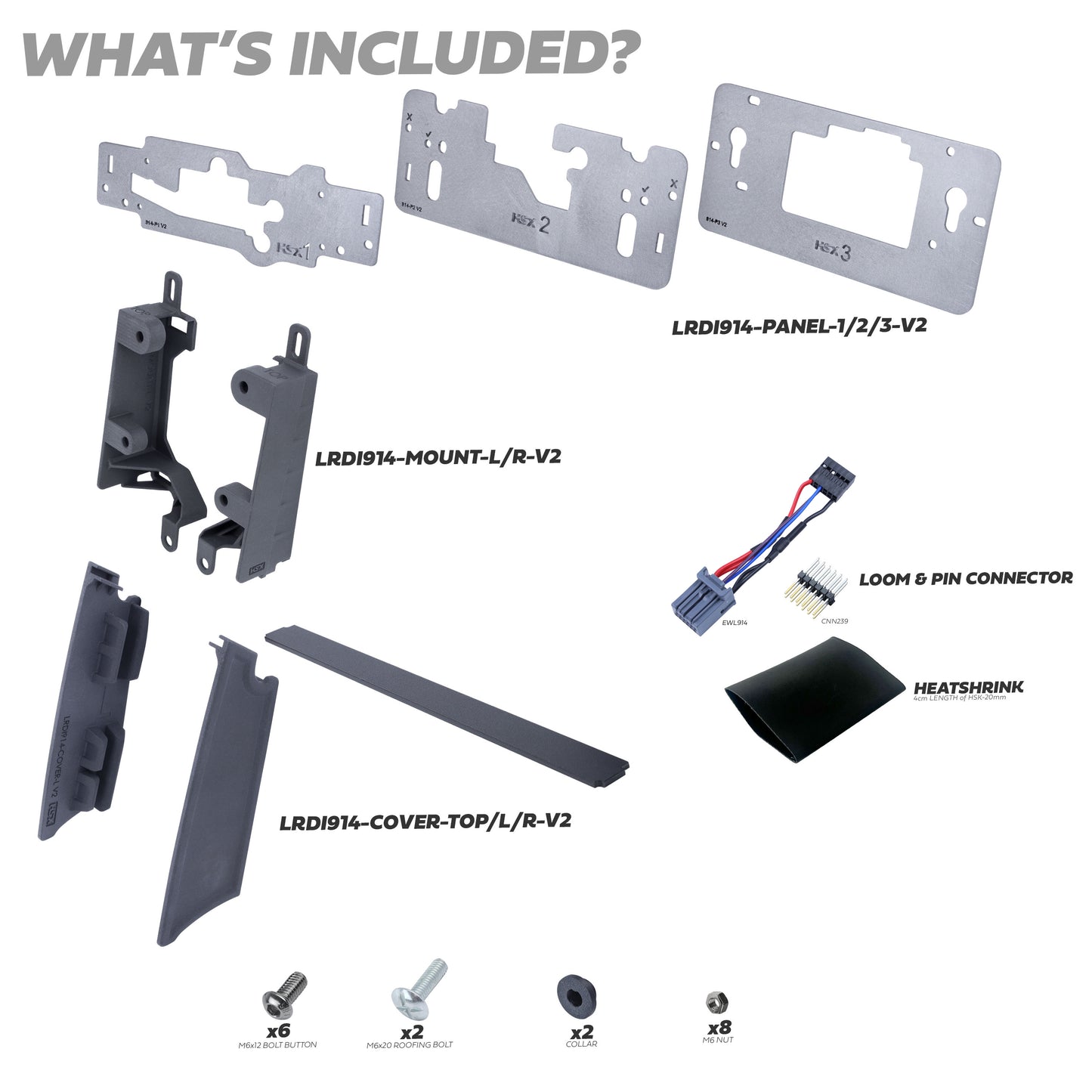 10" to 13.1" Infotainment Screen Kit for Land Rover Defender L663 (Brackets + Wiring Loom)