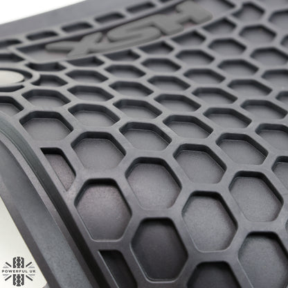 Rubber Floor Mat Set - RHD - for Land Rover Defender L663 (110) - 7 seat
