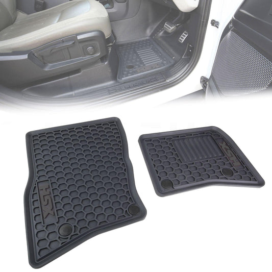 Rubber Floor Mat 2pc Set - Front Mats Only - for Land Rover Defender L663 - RHD