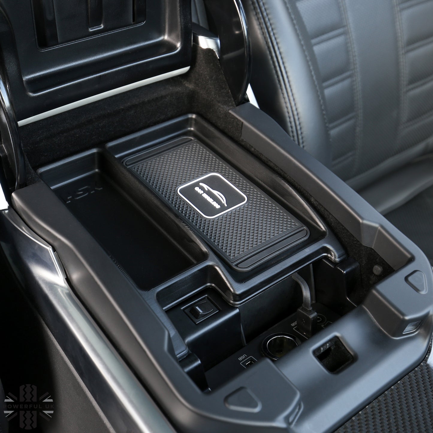 Wireless Charging Tray for Range Rover Sport L494 2014-17 (for vehicles WITH fridge)