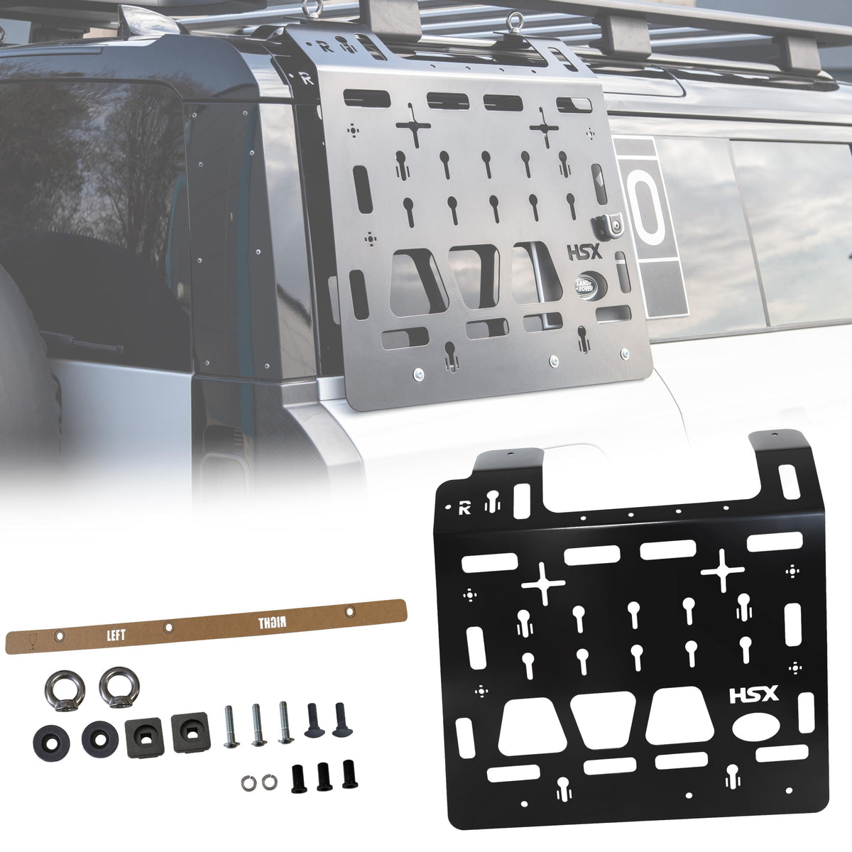 Molle Plate Kit - Mix Design - RH - for Land Rover Defender L663 (110 Model )