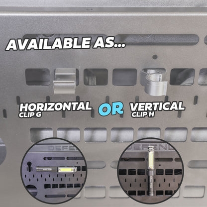 'Big Larry Pro' Torch + Mount Kit for Folding Picnic Table for Land Rover Defender L663 - Vertical