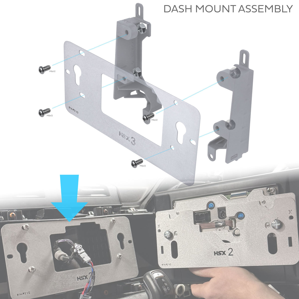 10" to 13.1" Infotainment Screen Kit for Land Rover Defender L663 (Brackets + Wiring Loom)