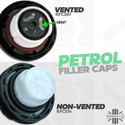Replacement VENTED Filler Cap - Aftermarket - Petrol - for Land Rover Discovery 5