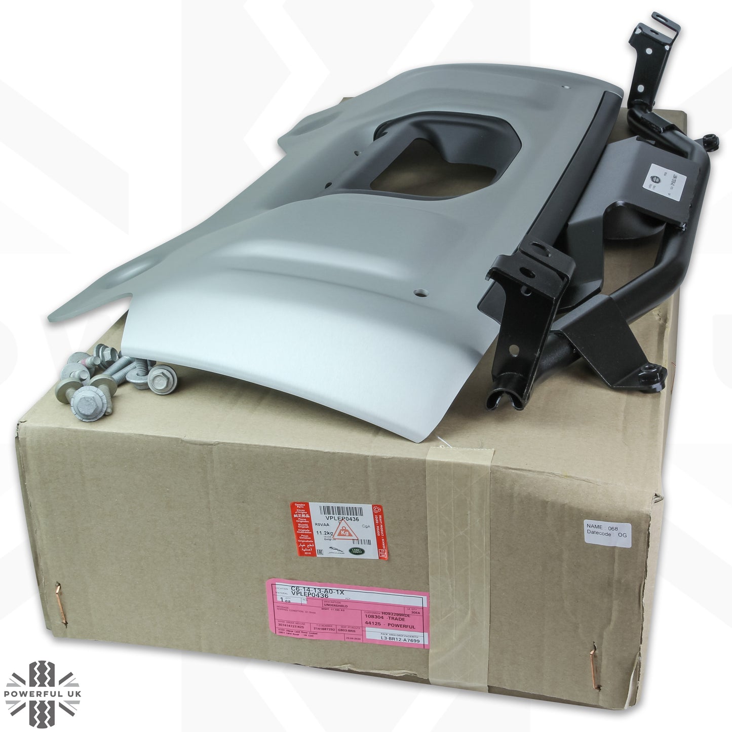 Front Aluminium Skid Plate (genuine) for Land Rover Defender L663