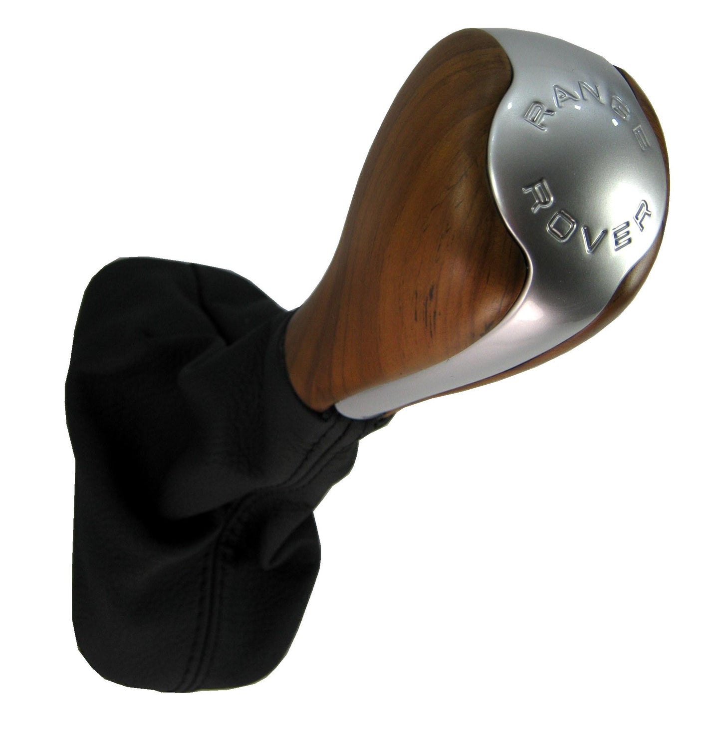 Gear Knob - Walnut Wood + Chrome Insert for Range Rover Sport 2010
