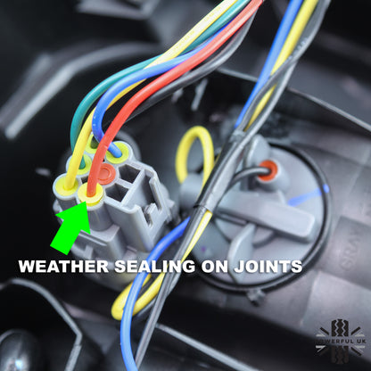 Rear Light inc Loom+Bulbs - RH (UK spec) for Toyota Hilux Mk8 Revo (2016 on)