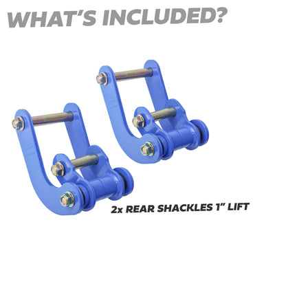 1" Rear Shackle Lift Kit fo Isuzu DMax 2012-21