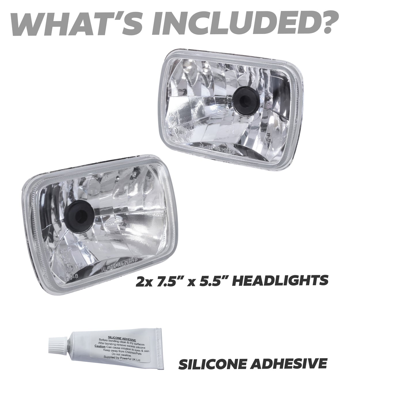 Crystal Headlight Upgrade Kit Jeep Cherokee - RHD