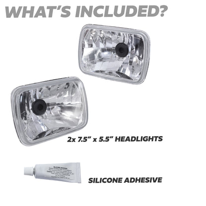 Crystal Headlight Upgrade Kit Jeep Cherokee - RHD