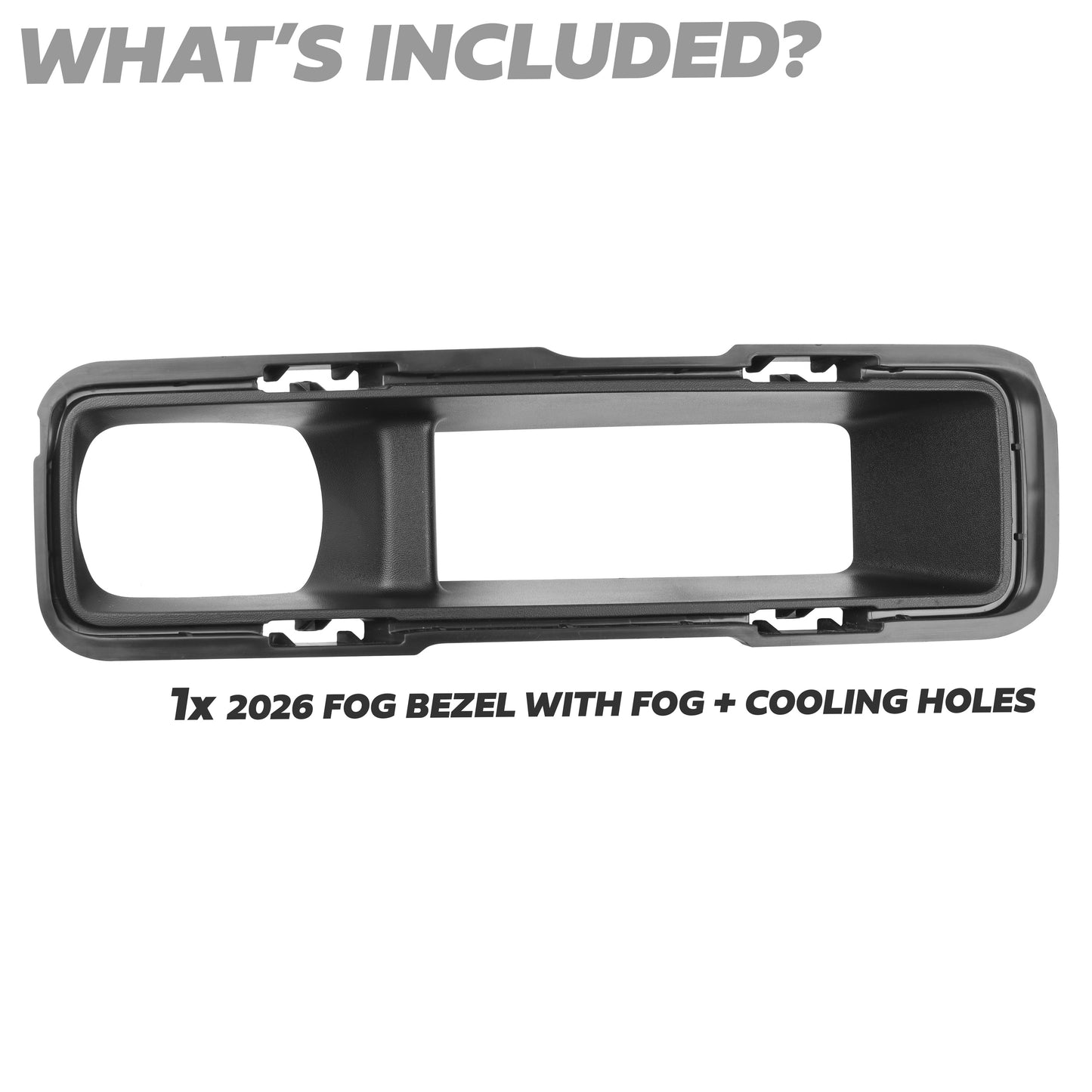 Fog Bezel Insert 'Fog & Cooling Holes' for Land Rover Defender L663 2026 - Genuine(Used)