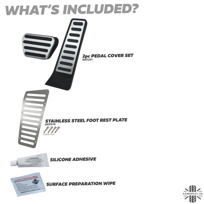3pc Foot Pedal Kit for Range Rover L322 RHD