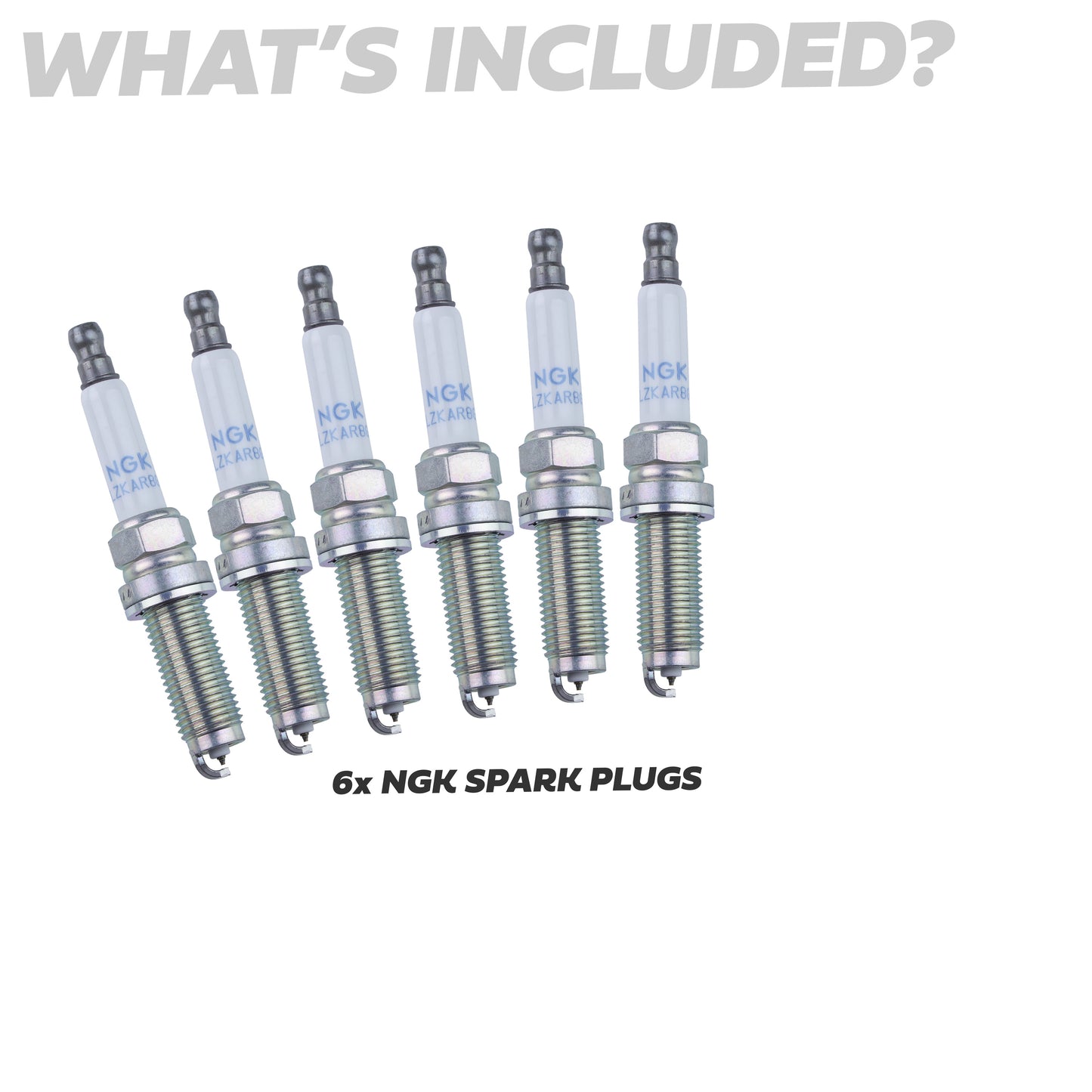 6x NGK Spark Plugs for Land Rover Defender L663 P400