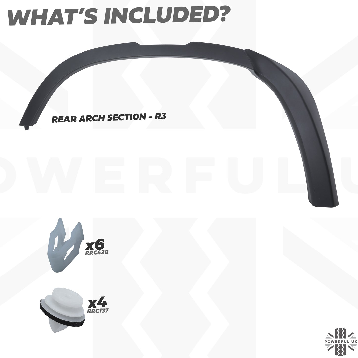 Wheel Arch Section - Standard Width - Rear Right (R3) for Land Rover Defender L663(110 & 130)