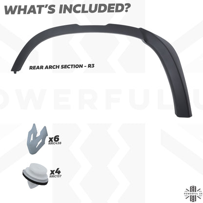 Wheel Arch Section - Standard Width - Rear Right (R3) for Land Rover Defender L663(110 & 130)