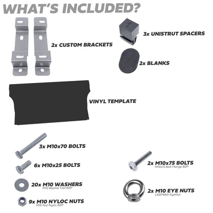 Flat Floor Boot Conversion Kit for Land Rover Defender L663 90 - Base Kit