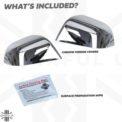 Mirror Covers in Chrome for Tesla Model 3