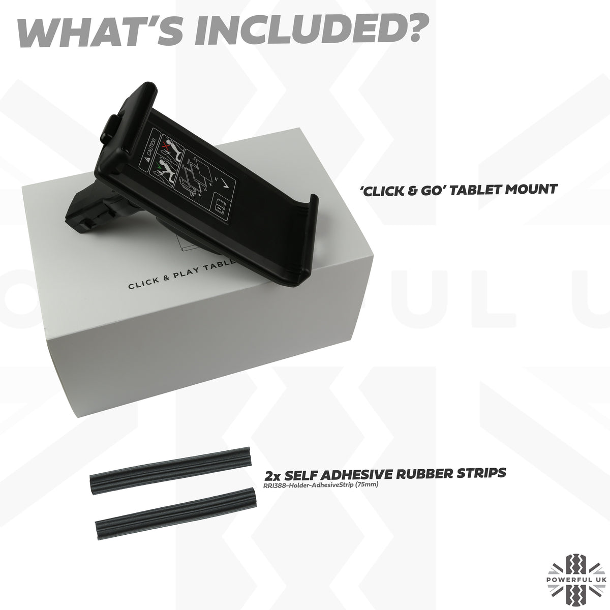 Click+Go Universal Tablet Holder for Land Rover Discovery Sport