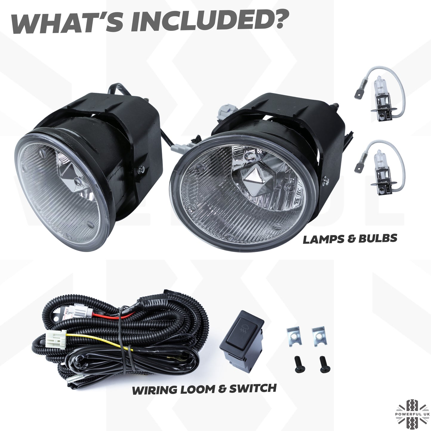 Fog Lamp Kit for Nissan Navara D22 2002-05
