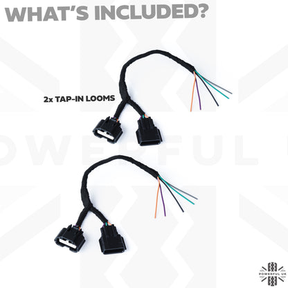 Rear Light Tap-in Looms - PAIR - for Land Rover Defender L663