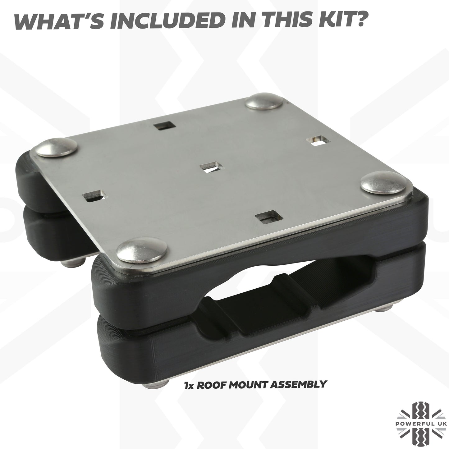 Roof Rack Mount Clamp Kit for the Land Rover Defender L663 - Kit A