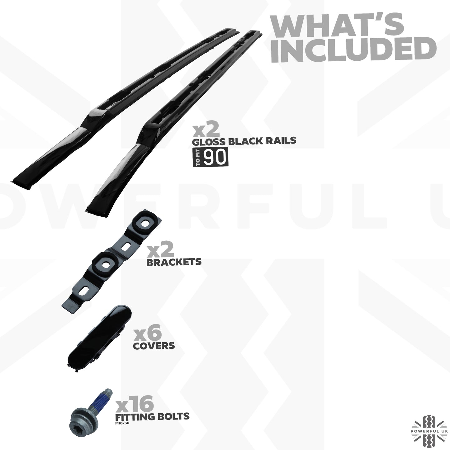 Roof Rails (Genuine) for Land Rover Defender L663 (90 model)