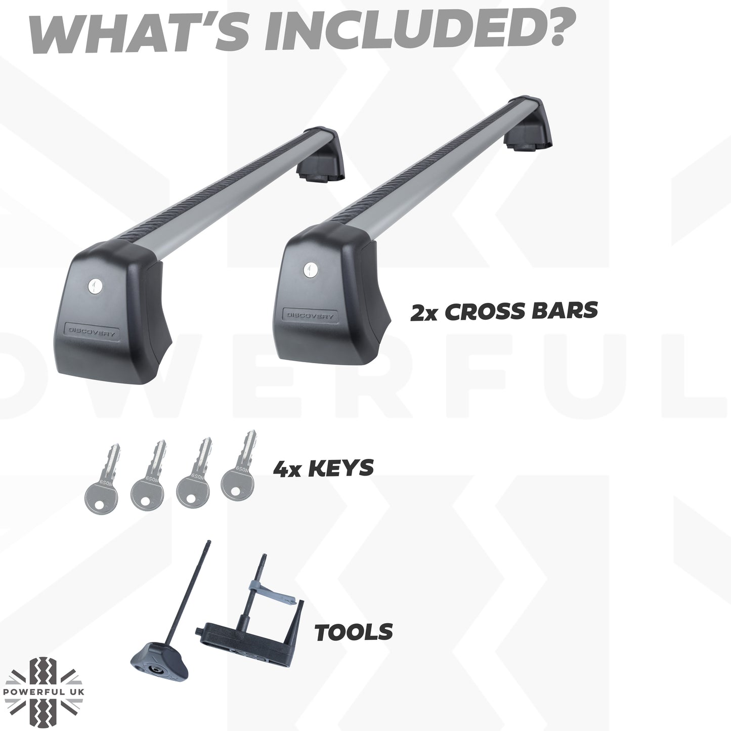 Genuine Roof Cross Bar Kit for Land Rover Discovery 5