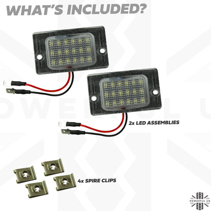 LED Rear Number plate light Kit for Land Rover Discovery 1 & 2