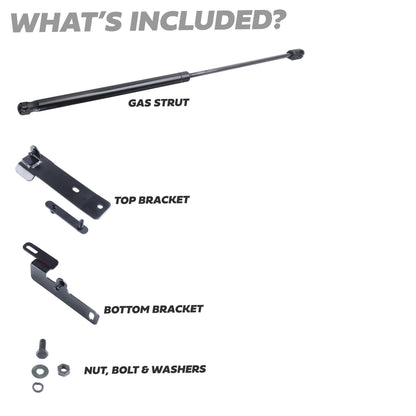 Bonnet Gas Strut Kit for Ford Ranger T6 2012-15 (Single Strut Type)