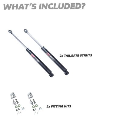 2x Tailgate Gas Struts for Ford Ranger 2012-15