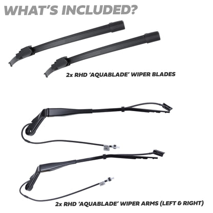 Aquablade Wiper Upgrade Kit for Land Rover Defender L663 - RHD