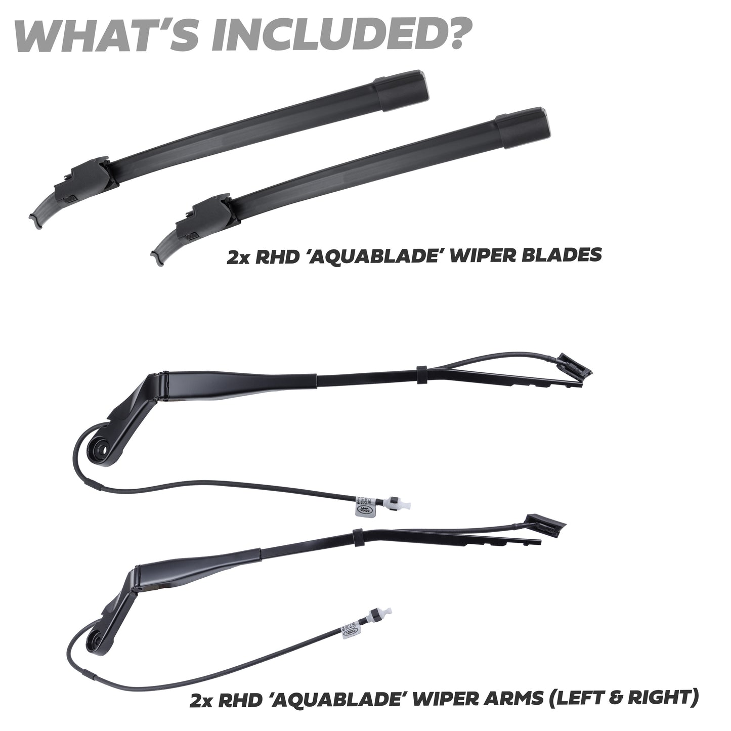 Aquablade Wiper Upgrade Kit for Land Rover Defender L663 - RHD
