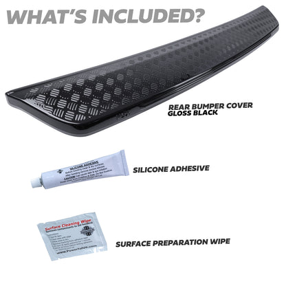 HSX Extended Rear Bumper Cover for Land Rover Defender L663 - Gloss Black