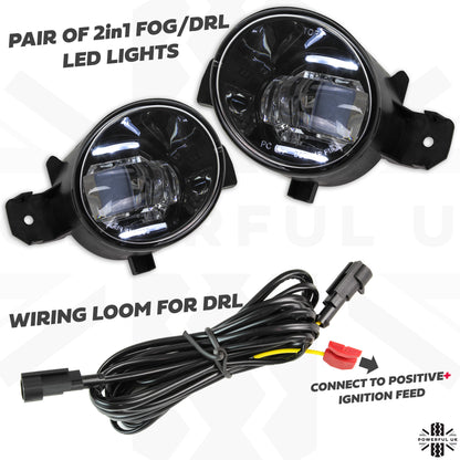 2 in 1 LED Fog/DRL Lights for Nissan Navara NP300