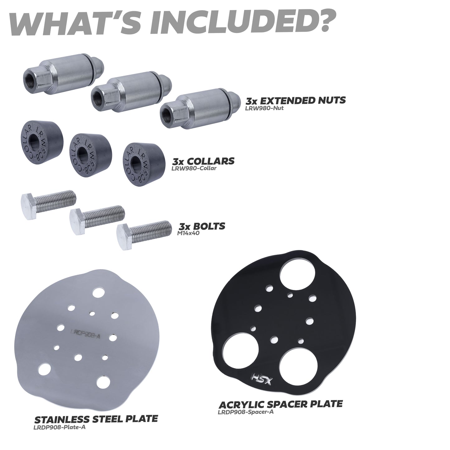 Fuel Can Spare Wheel Mount Kit for Land Rover Defender L663 - Single Can