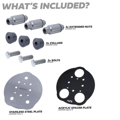 Fuel Can Spare Wheel Mount Kit for Land Rover Defender L663 - Single Can