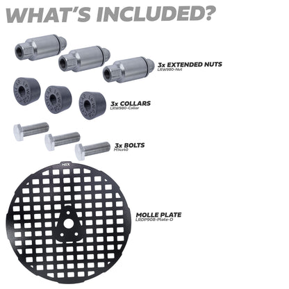 Molle Plate & Spare Wheel Mount Kit for Land Rover Defender L663