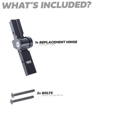 Replacement Hinge for Deployable Side Ladder for Land Rover Defender L663 - CNC aluminium